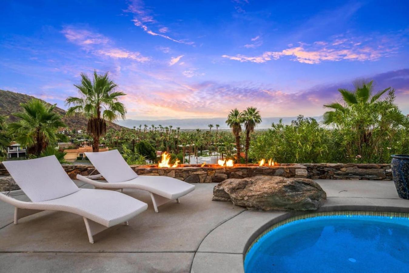 Вилла Santorini House Panoramic Palm Springs Views Экстерьер фото